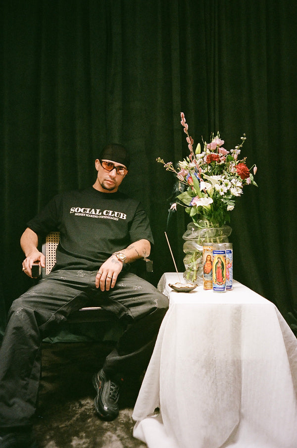 'Money Making Copenhagen' Heavyweight T-Shirt - Black