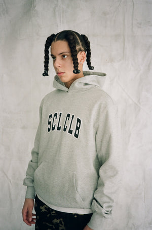 'SCL CLB' Heavyweight Hoodie (Grey)