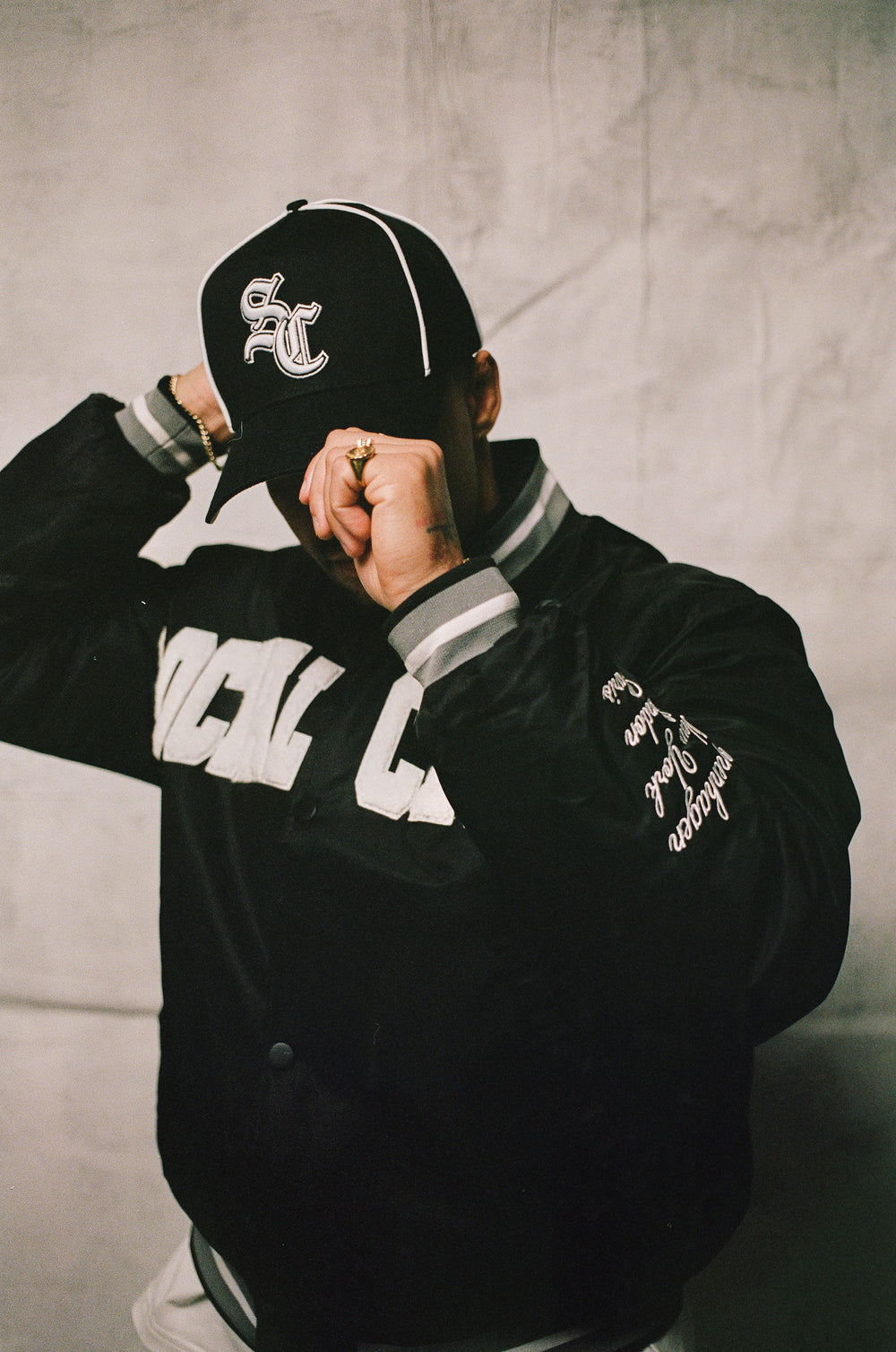 The Social Club '95' Striped Snapback