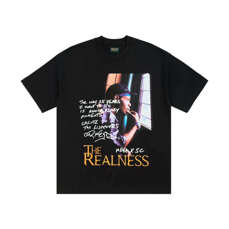 Cormega x Social Club - 'The Realness' 25th Anniversary Heavyweight T Shirt