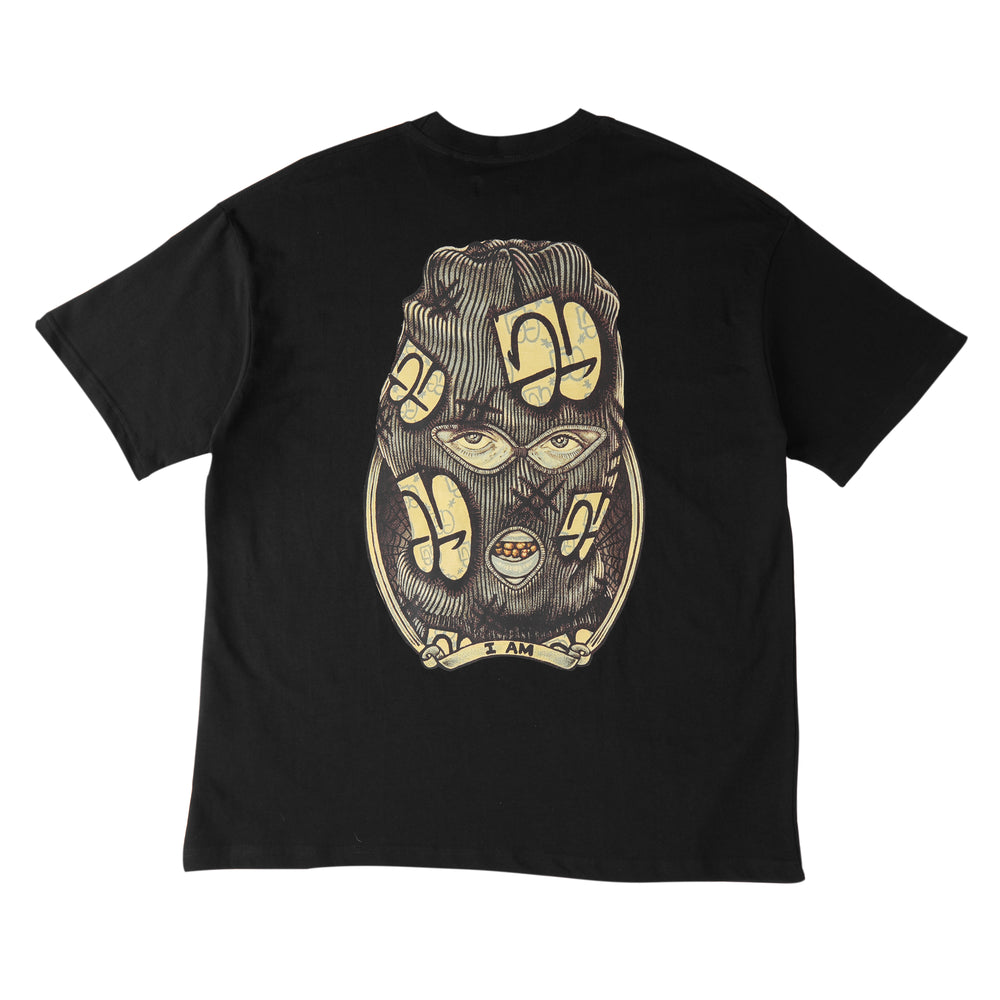 Social Club x Skiny Skimask - Heavyweight S/S T Shirt (Black)