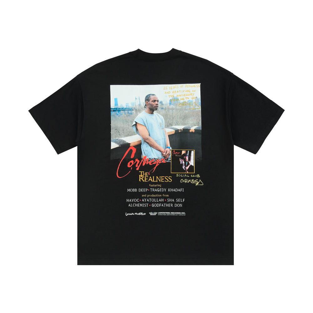 Cormega x Social Club - 'The Realness' 25th Anniversary Heavyweight T Shirt