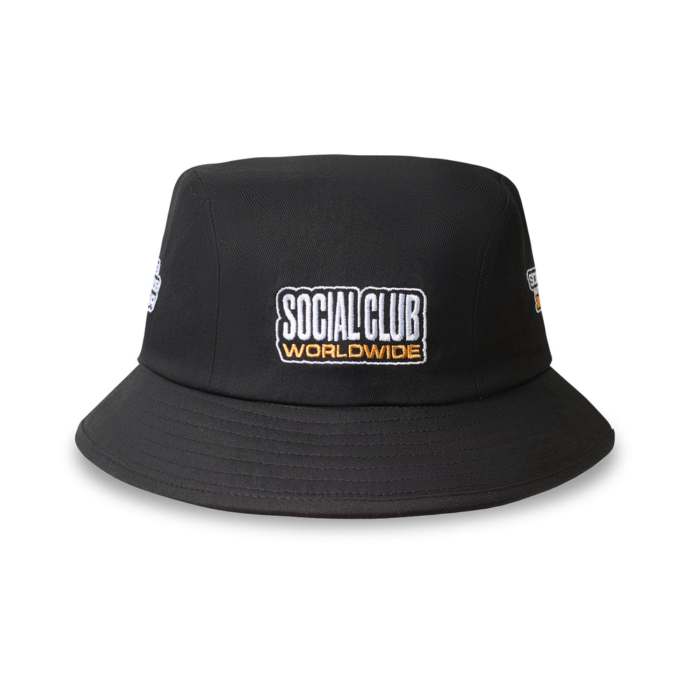 Social Club Bucket Hat - Black