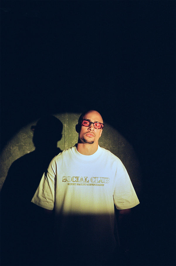 'Money Making Copenhagen' Heavyweight T-Shirt - White