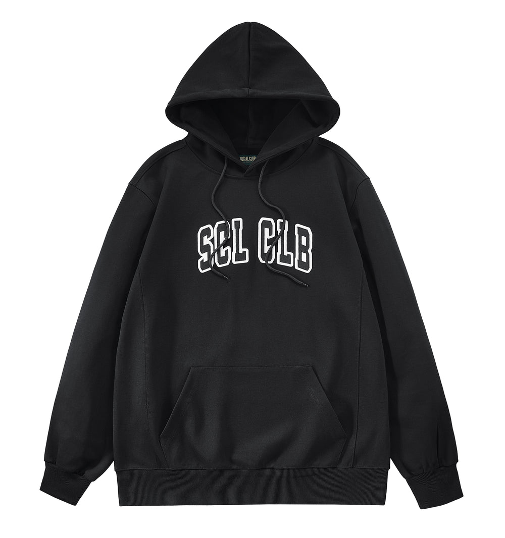 'SCL CLB' Heavyweight Hoodie (Black)