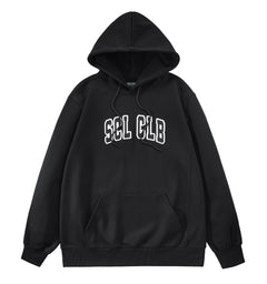 'SCL CLB' Heavyweight Hoodie (Black)