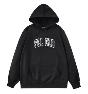 'SCL CLB' Heavyweight Hoodie (Black)