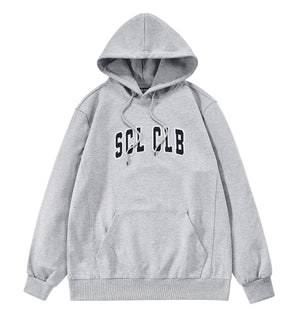 'SCL CLB' Heavyweight Hoodie (Grey)