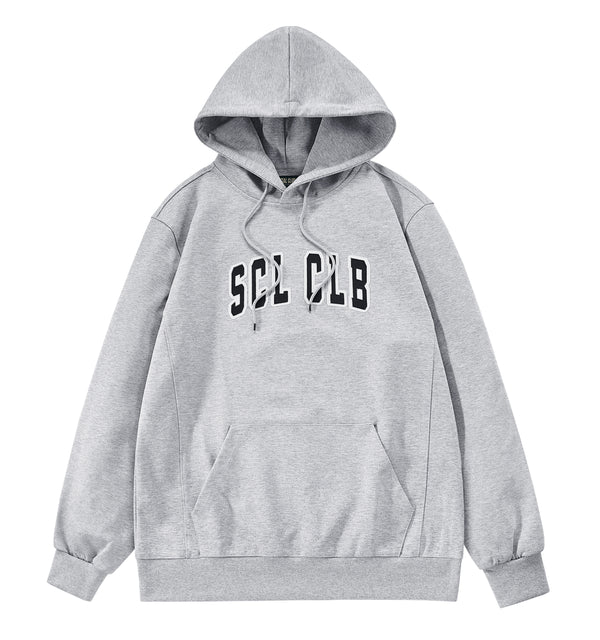 'SCL CLB' Heavyweight Hoodie (Grey)