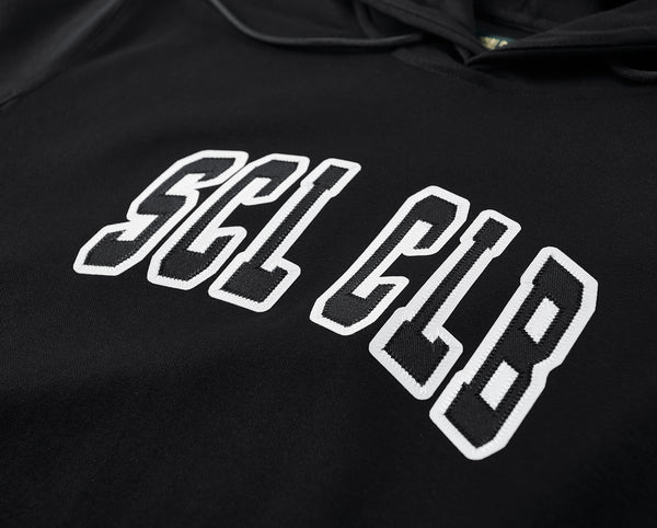 'SCL CLB' Heavyweight Hoodie (Black)