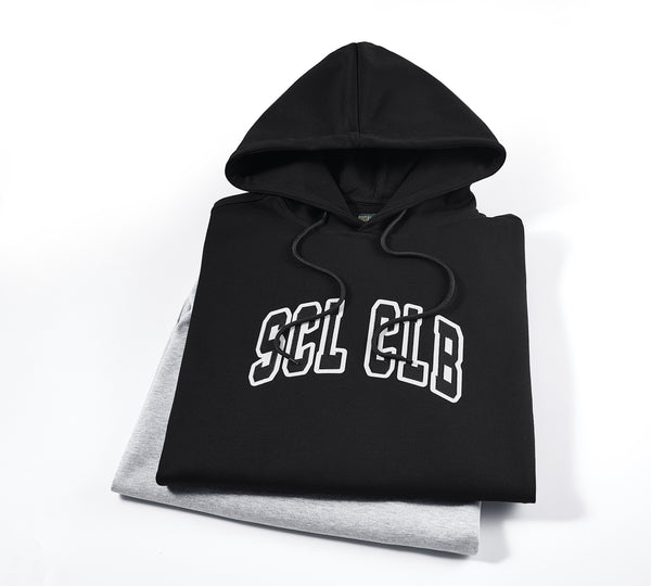 'SCL CLB' Heavyweight Hoodie (Black)
