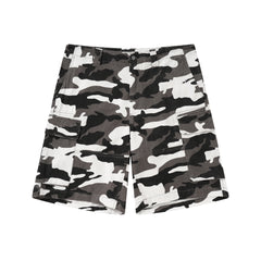 Snow Camo Cargo Shorts