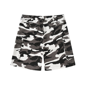 Snow Camo Cargo Shorts