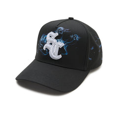The Hand-Painted Skull Patch Snapback
