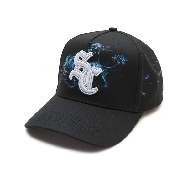 The Hand-Painted Skull Patch Snapback
