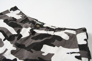 Snow Camo Cargo Shorts