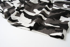 Snow Camo Cargo Shorts