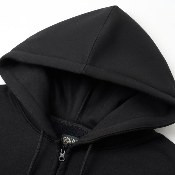 The Butter Soft Zip Hoodie - Black