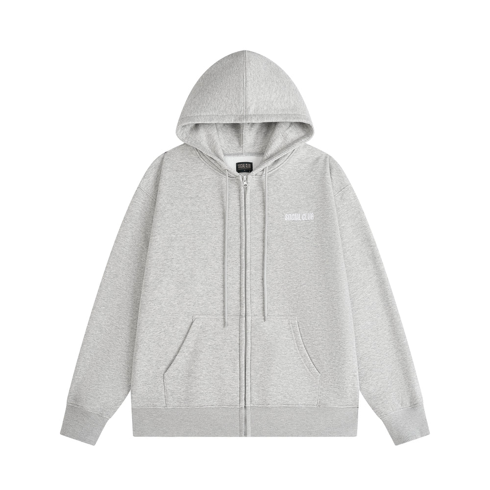 The Butter Soft Zip Hoodie - Grey