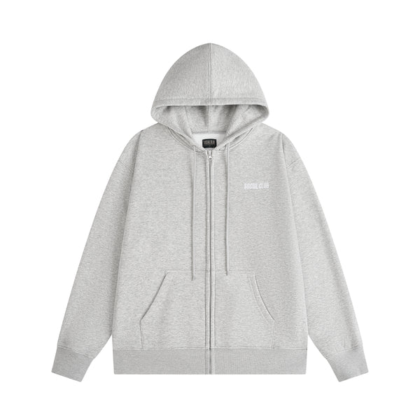 The Butter Soft Zip Hoodie - Grey