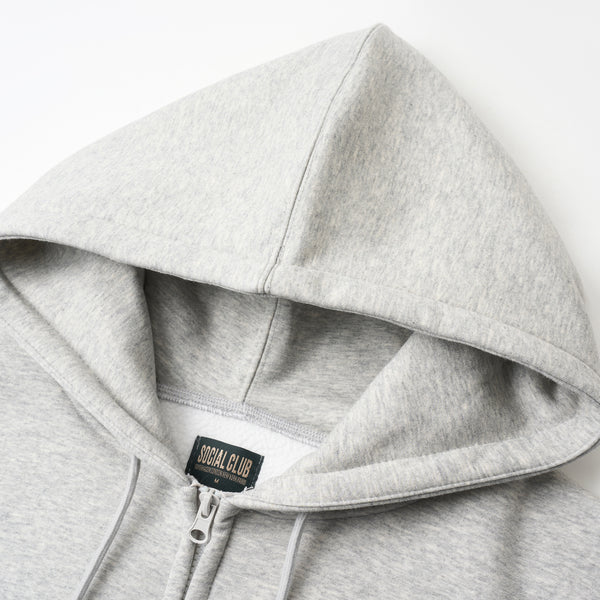 The Butter Soft Zip Hoodie - Grey