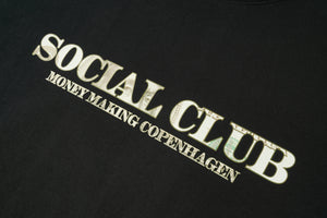 'Money Making Copenhagen' Heavyweight T-Shirt - Black