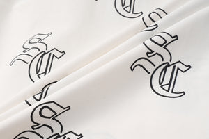 'SC' Monogram Nylon Shorts (Sand)