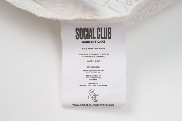 'SC' Monogram Nylon Shorts (Sand)