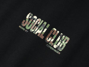 'SC Camo' Heavyweight T-Shirt - Black