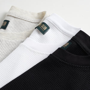 Waffle L/S Tee - Black