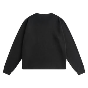 Waffle L/S Tee - Black