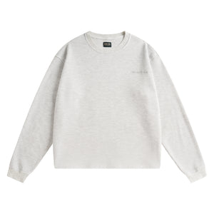 Waffle L/S Tee - Ash Grey