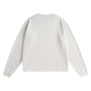Waffle L/S Tee - Ash Grey