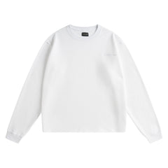 Waffle L/S Tee - White