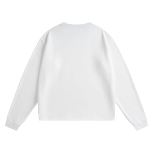 Waffle L/S Tee - White