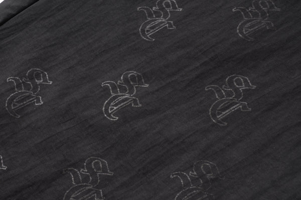 'SC' Monogram Track Pants - Black