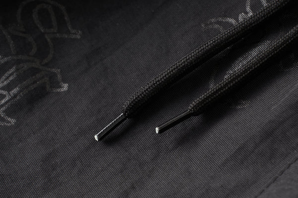 'SC' Monogram Track Pants - Black