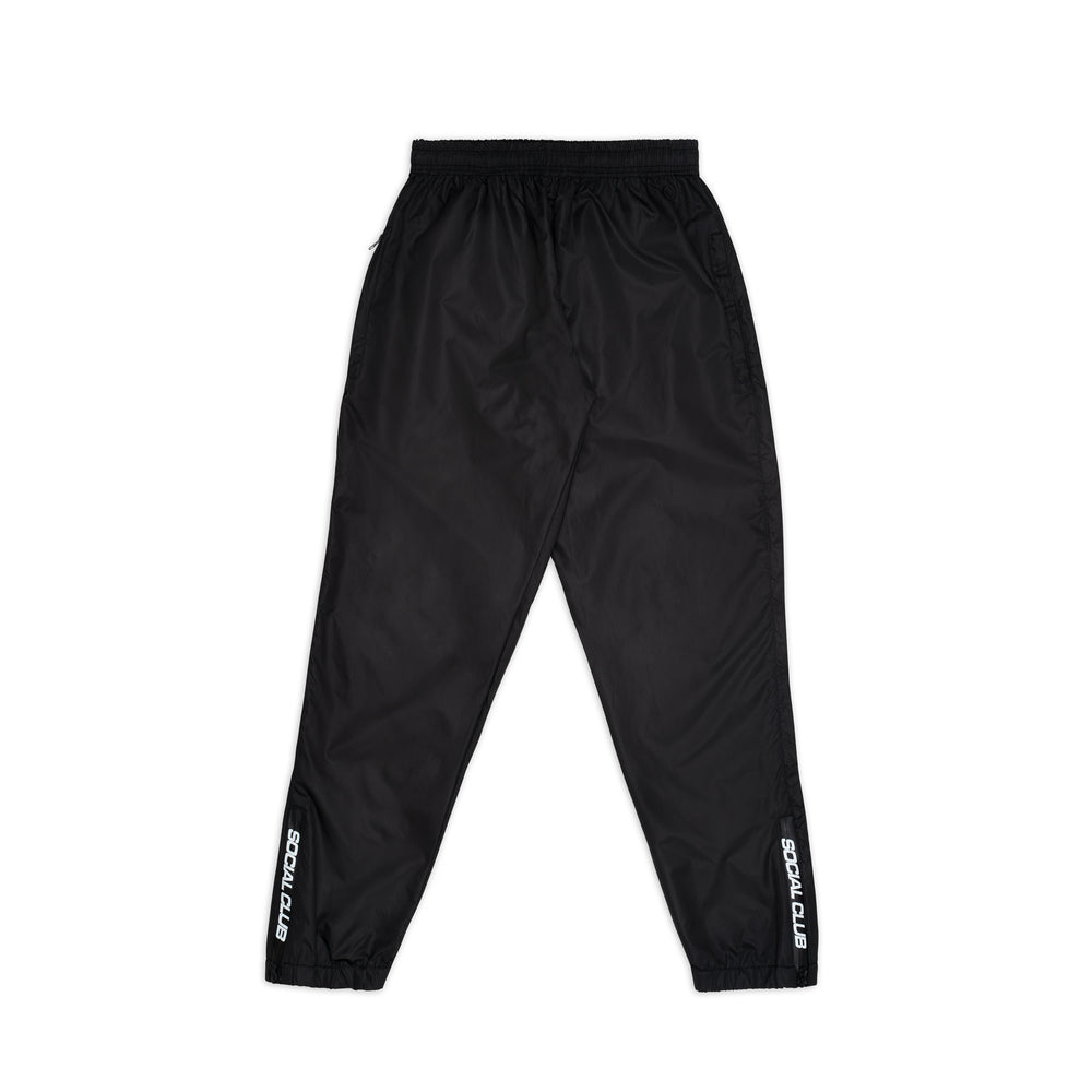 V002 Nylon Track Pants - Black
