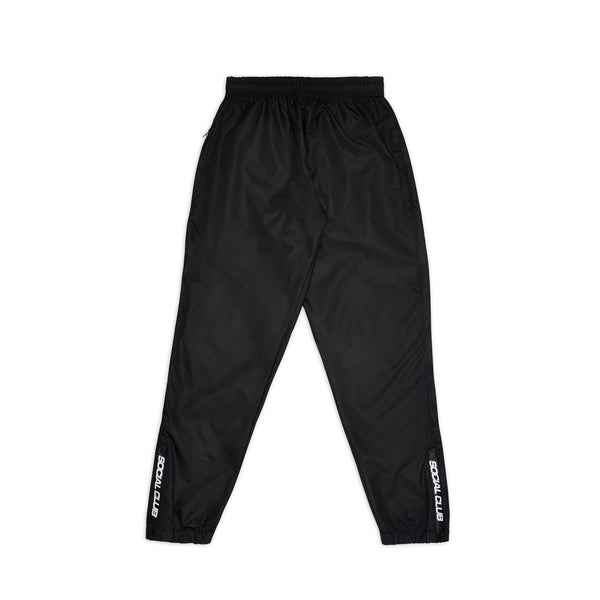 V002 Nylon Track Pants - Black