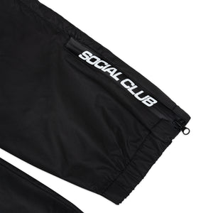 V002 Nylon Track Pants - Black
