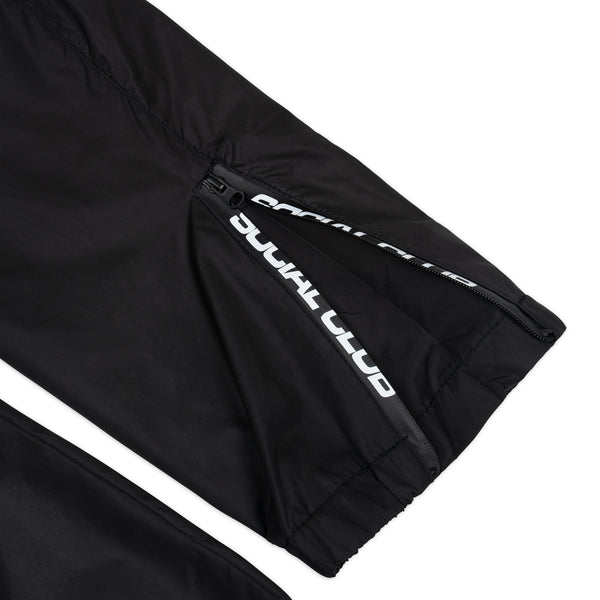 V002 Nylon Track Pants - Black