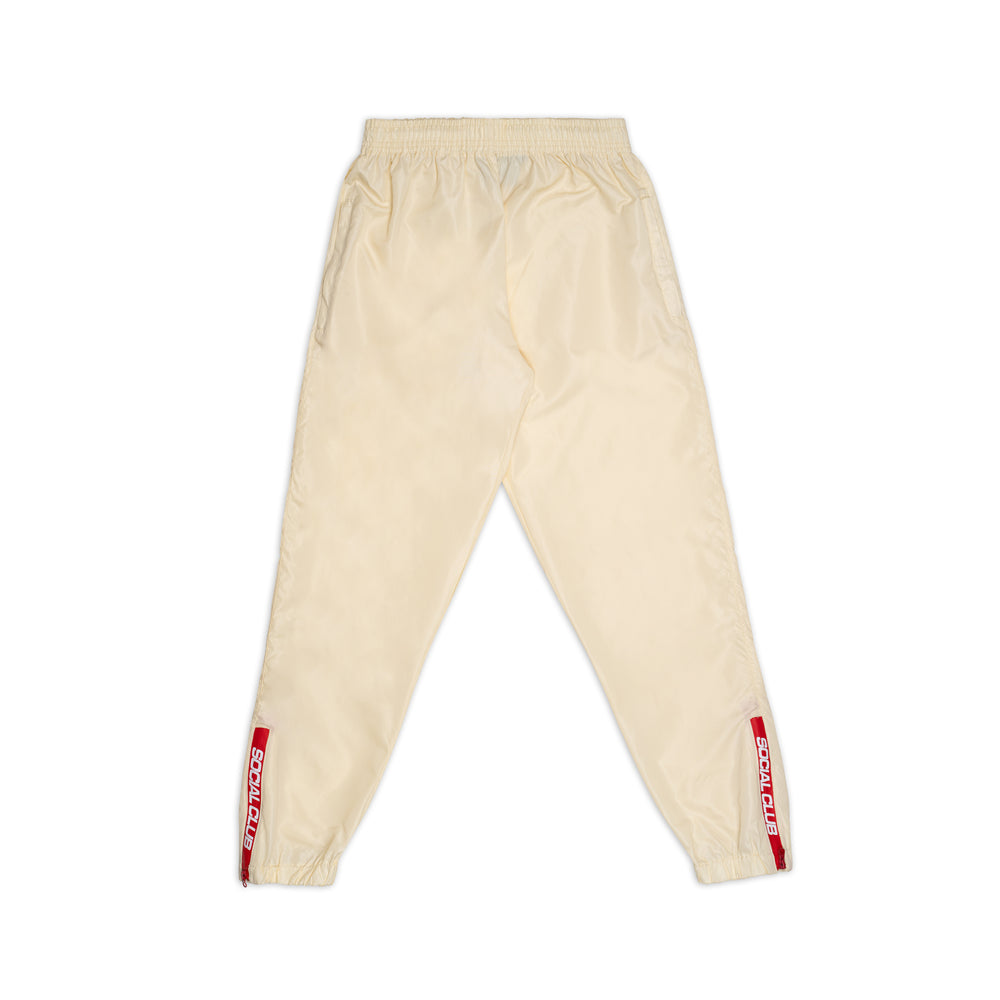 V002 Nylon Track Pants - Beige