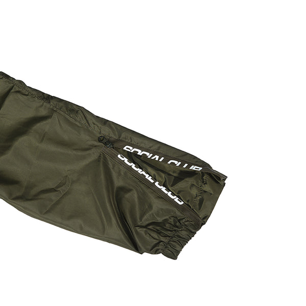 V002 Nylon Track Pants - Olive