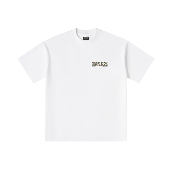 'SC Camo' Heavyweight T-Shirt - White