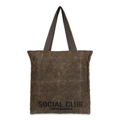 Waxed 'Army' Canvas Tote Bag
