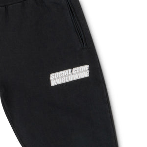 Stone Wash Grey Logo Joggers