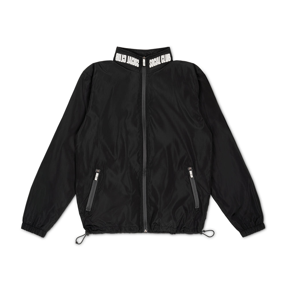 Rubber Logo Nylon Track Jacket