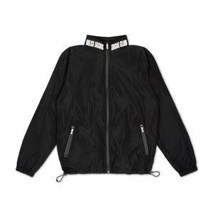 Rubber Logo Nylon Track Jacket