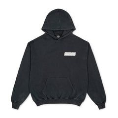 Stone Wash Grey Logo Hoodie