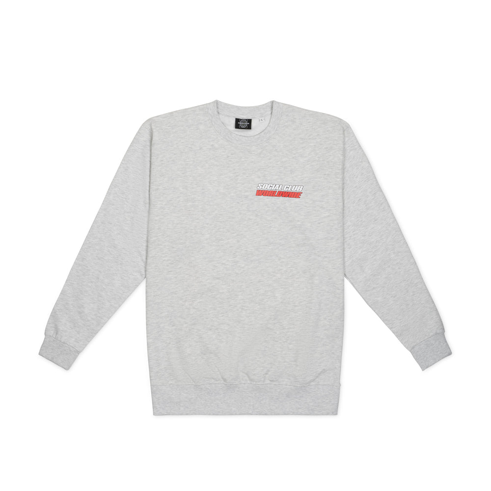 Ash Grey Logo Crewneck